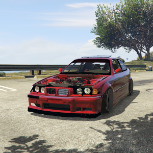 Modified BMW E36 Sedan