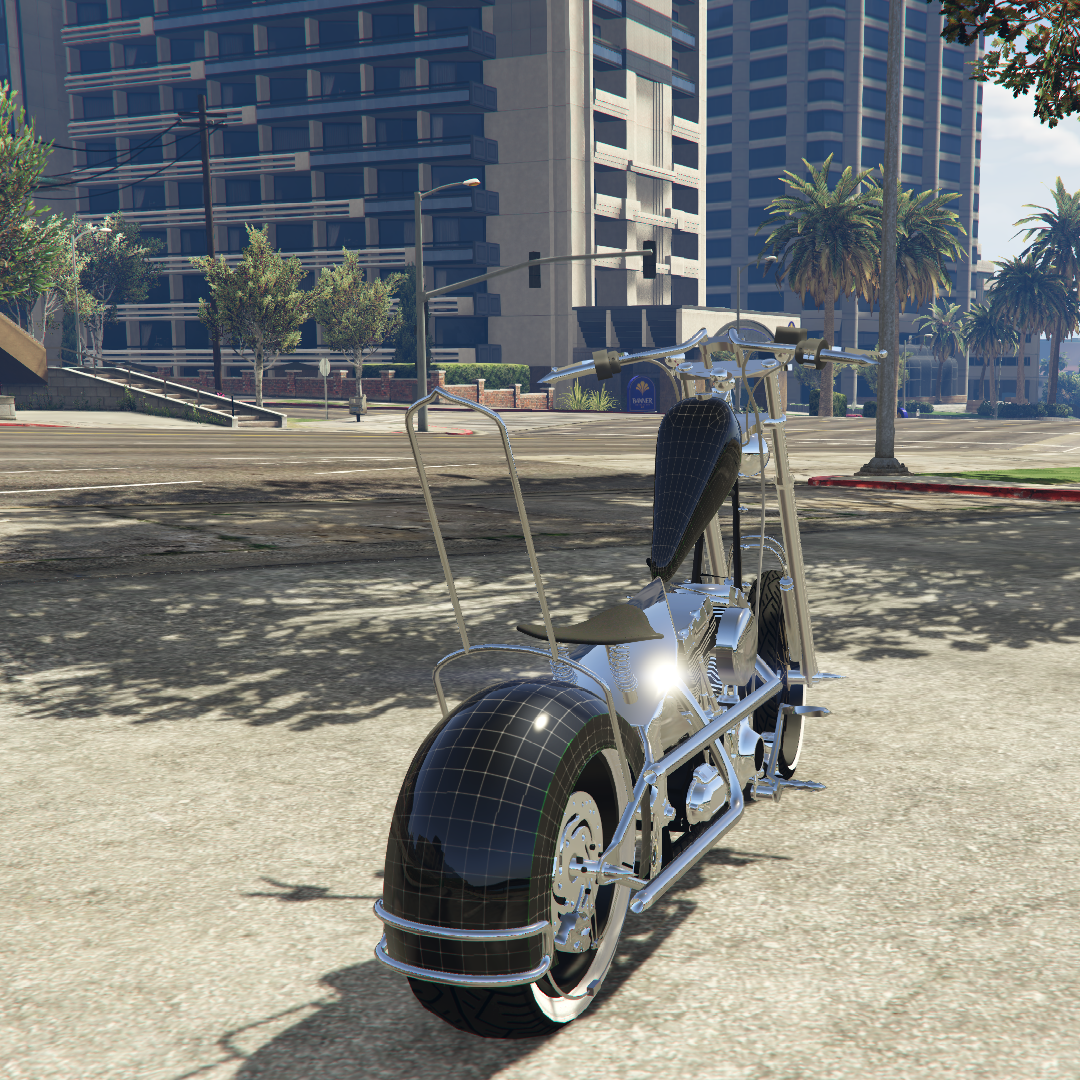 Custom Chopper Motorcycle