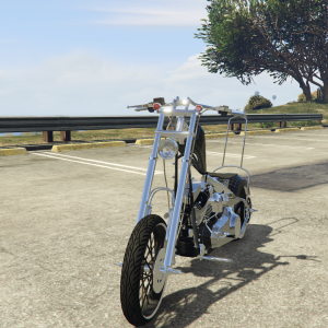 Custom Chopper Motorcycle