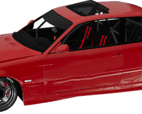 Modified BMW E36 Sedan