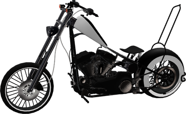 Custom Chopper Motorcycle
